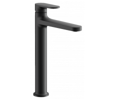 Смеситель для раковины BELZ высокий черный B11713-7 черный матовый 