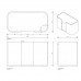 Полотенцедержатель Decor Walther Stone 0974150 цвет белый 
