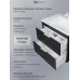 Тумба под раковину для ванной подвесная Uperwood Modul 95х44,4х55 см, черная матовая 2930205155 