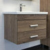 Тумба-умывальник Comforty Никосия 70П дуб темный с раковиной Como 70 