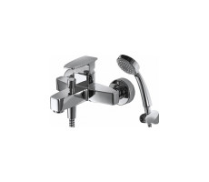 Смеситель для ванны с коротким изливом Bravat Riffle F672106C-B Хром 