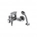 Смеситель для ванны с коротким изливом Bravat Riffle F672106C-B Хром 