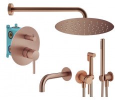 Комплект Plumberia Selection KITZXO19RS60 медь брашированная Комплект Plumberia Selection KITZXO19RS60 медь брашированная