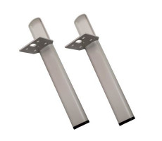 Комплект нерегулируемых мебельных ножек Comforty, 2 штуки, h=200мм, цвет серый шёлк 00-00022122 