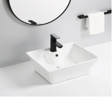 Умывальник CeramaLux 9108 белый Умывальник CeramaLux 9108 белый