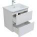 Тумба с раковиной Aquanet Эмбер 60 2 ящ. цв.белый матовый (раковина Luxury) 00332494 Тумба с раковиной Aquanet Эмбер 60 2 ящ. цв.белый матовый (раковина Luxury) 00332494