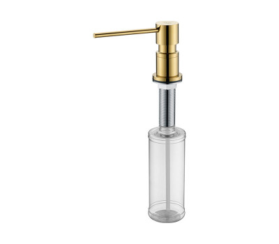 Дозатор для жидкого мыла KRAFT, D003-G, золото, Paulmark 