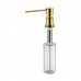 Дозатор для жидкого мыла KRAFT, D003-G, золото, Paulmark 