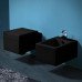 Подвесной унитаз SIMAS Frozen FZ18nero черный (сидение отдельно) 