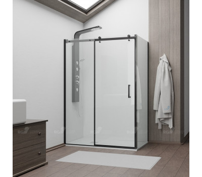 Душевой уголок 120x100 RGW Tornado 02074420-14 Черный матовый 