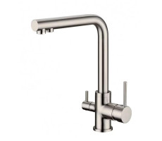 Смеситель для кухни Grocenberg GB40551NK, никель Смеситель для кухни Grocenberg GB40551NK, никель