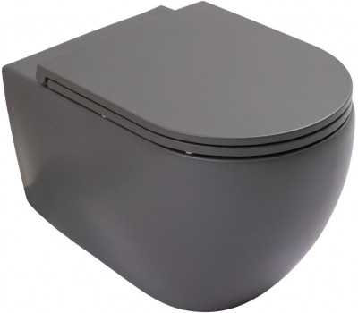 Унитаз подвесной Allen Brau Reality 4.32015.AN антрацит 