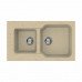 Мойка OMOIKIRI Maru, размер 860*500*220, чаши-2, цвет-шампань 4993291 