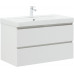Тумба с раковиной Aquanet Вега 90 2 ящ. цв.белый глянец 00327998 Тумба с раковиной Aquanet Вега 90 2 ящ. цв.белый глянец 00327998