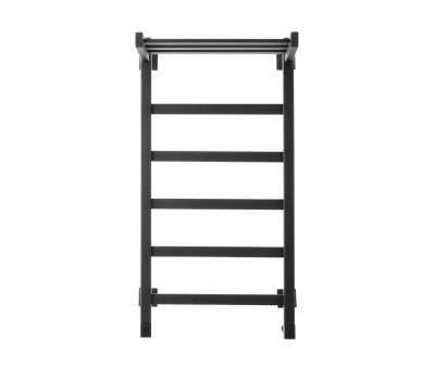 Полотенцесушитель водяной Domoterm Квадро Плюс с полкой Квадро Плюс с Полкой П6 400x800 черный Черный, матовый 