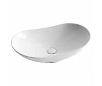 Умывальник чаша накладная овальная  Element 620*360*145мм Ceramica Nova CN6015 Белый 