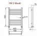 Полотенцесушитель водяной Ника ЛМ 2 60/40 с вентилями Хром 