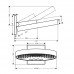 Верхний душ Hansgrohe Rainfinity 26234000 хром 