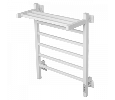 Полотенцесушитель электрический Comfysan Marte-K EC-6 80/50 с полкой, белый 