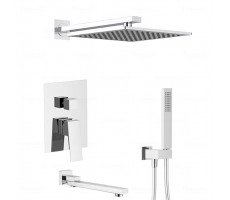 Душевой комплект Feramolli CL711-12 (30см.), хром 