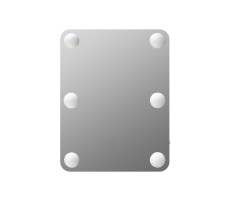 Зеркало CONTINENT гримерное настольное (6 LED ламп) 330х430 ЗГП55 