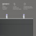 База под раковину подвесная AM.PM Inspire V2.0 M50AFHX1203GM Графит матовый 