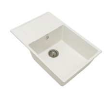 Кухонная мойка Grandex Aqua Topline 600211, белый