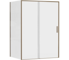 Душевой уголок Aquanet Pleasure Evo 140x100 AE65-140x100-GBT профиль золото-никель браш, прозрачное стекло 