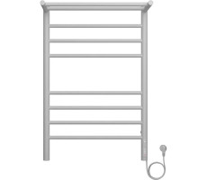 Полотенцесушитель электрический с полкой Terminus Аврора П8 50х80 КС 903, белый матовый 