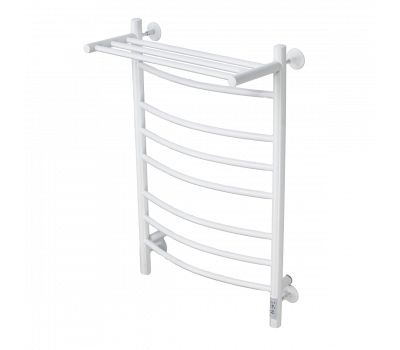 Полотенцесушитель электрический Comfysan Noumi EC-8 80/50 с полкой, белый 