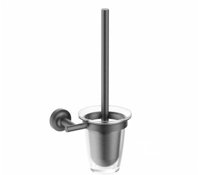 Туалетный ершик в комплекте WONZON & WOGHAND SIMPLE, Темный графит WW-6529-BGM 