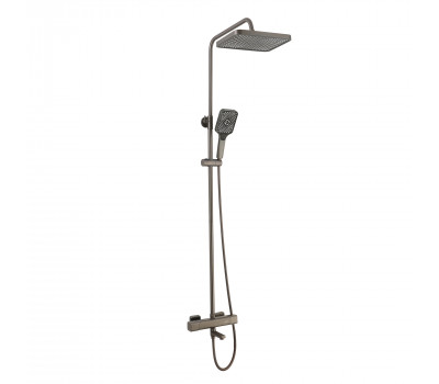 Душевая система TOKITO RAIN с термостатом вороненая сталь (TOK-RAI-1028GM) Душевая система TOKITO RAIN с термостатом вороненая сталь (TOK-RAI-1028GM)