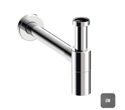 Сифон для раковины Almar Комплектующие E096002.GM Gun metal 