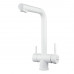 Смеситель для кухни с подключением фильтра Shevanik S468C, белый