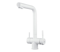 Смеситель для кухни с подключением фильтра Shevanik S468C, белый Смеситель для кухни с подключением фильтра Shevanik S468C, белый