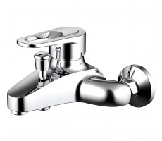 Смеситель для ванны c коротким изливом Bravat Loop F6124182CP-01-RUS Хром 