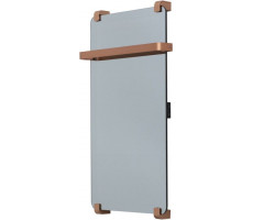 Полотенцесушитель электрический Allen Brau Infinity 80x44 с рейлингом, медь браш 