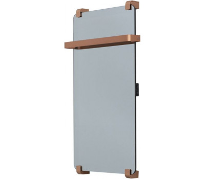 Полотенцесушитель электрический Allen Brau Infinity 80x44 с рейлингом, медь браш 