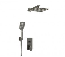 Душевая система WasserKRAFT  A84202 оружейная сталь 