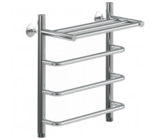 Полотенцесушитель Ника QVADRO Л 90 ВП 50/40 наружное подключение хром Полотенцесушитель Ника QVADRO Л 90 ВП 50/40 наружное подключение хром