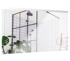 Зеркало AZARIO 1000х700 сенсорный выключатель с функцией диммера, увеличительное зеркало, часы AZ-Z-033CS 