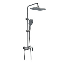 Душевая система Raffine F3699T, оружейная сталь