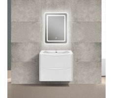 База под раковину Vincea Paola 600 подвесная, 2 выкатных ящика soft close, G.White База под раковину Vincea Paola 600 подвесная, 2 выкатных ящика soft close, G.White