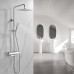 Душевая система c термостатом Shevanik S3096, хром