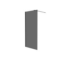 Душевая перегородка Knotlor WI090TG0GM 90х200 оружейная сталь  