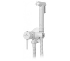 Гигиенический душ со смесителем встраиваемый Grocenberg GB001W, белый 