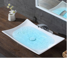 Умывальник CeramaLux 9176 белый 