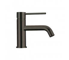 Смеситель для раковины PAINI Cox с донным клапаном, с длинным изливом, черный брашированный PVD (PZ) 78PZ211LBL 