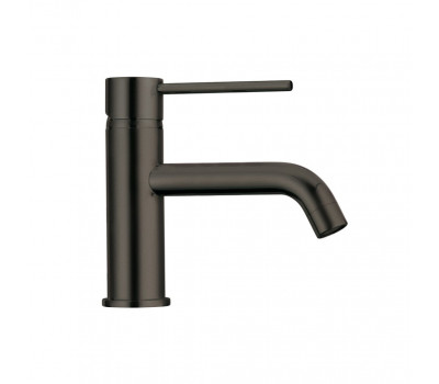 Смеситель для раковины PAINI Cox с донным клапаном, с длинным изливом, черный брашированный PVD (PZ) 78PZ211LBL 