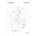 Смеситель однорычажный скрытого монтажа ванна/душ Feramolli BL635, черный матовый 